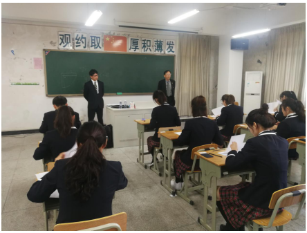 beat365官网2017级中日合作“2+2”项目学生赴日留学语言测试顺利举行