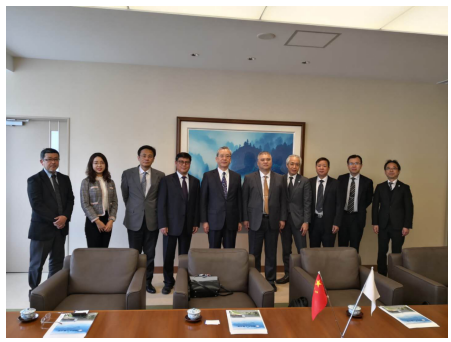 beat365官网董事长朱洪高一行应邀赴日本合作大学进行访问