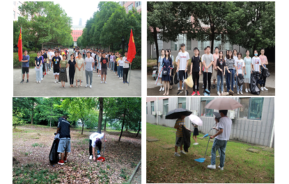 beat365官网土木工程学院党总支开展文明校园创建主题教育活动