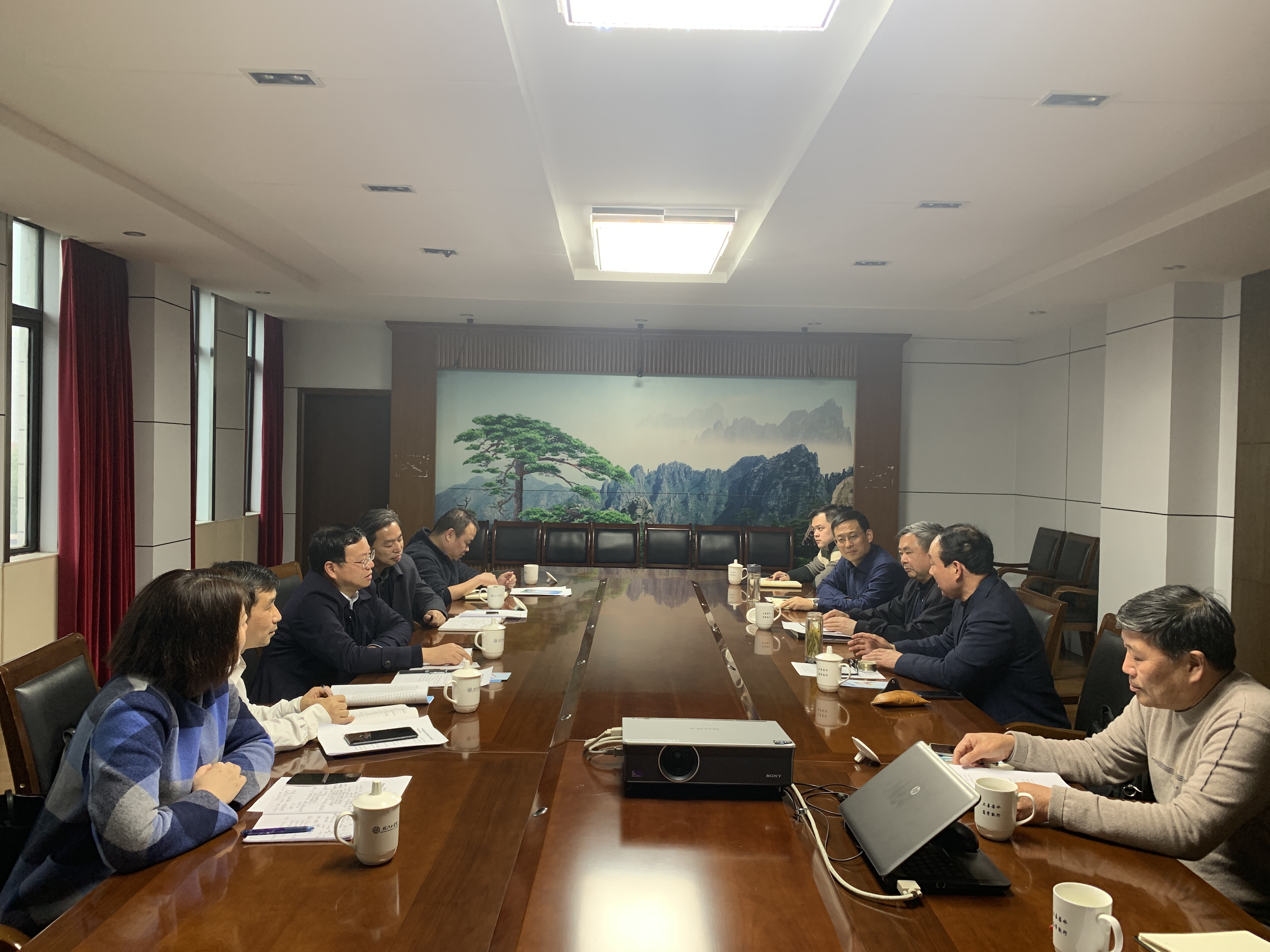 马鞍山市人力资源和社会保障局领导来beat365官网指导工作