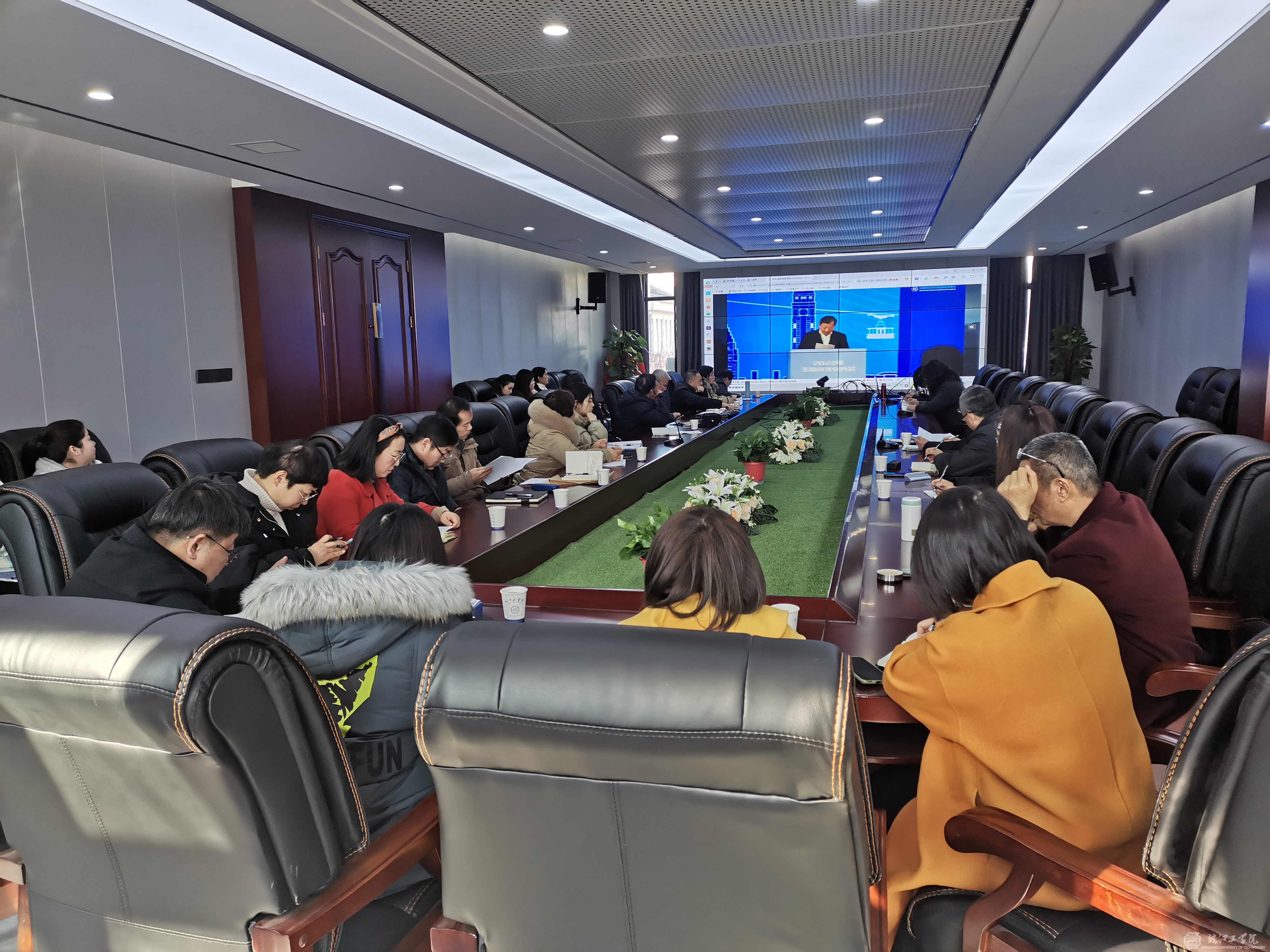 beat365官网组织参加2022年全国高教处长会视频会议