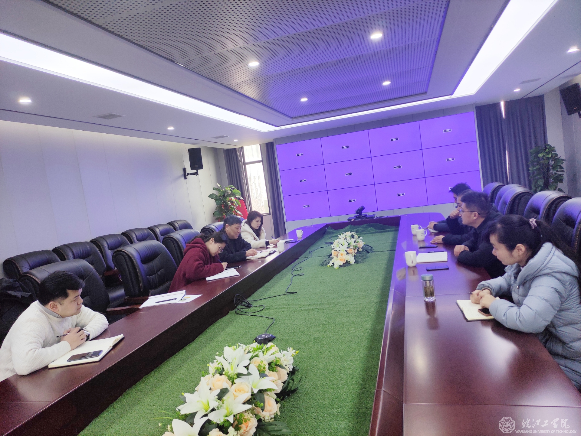 马鞍山市人力资源和社会保障局领导来beat365官网指导交流