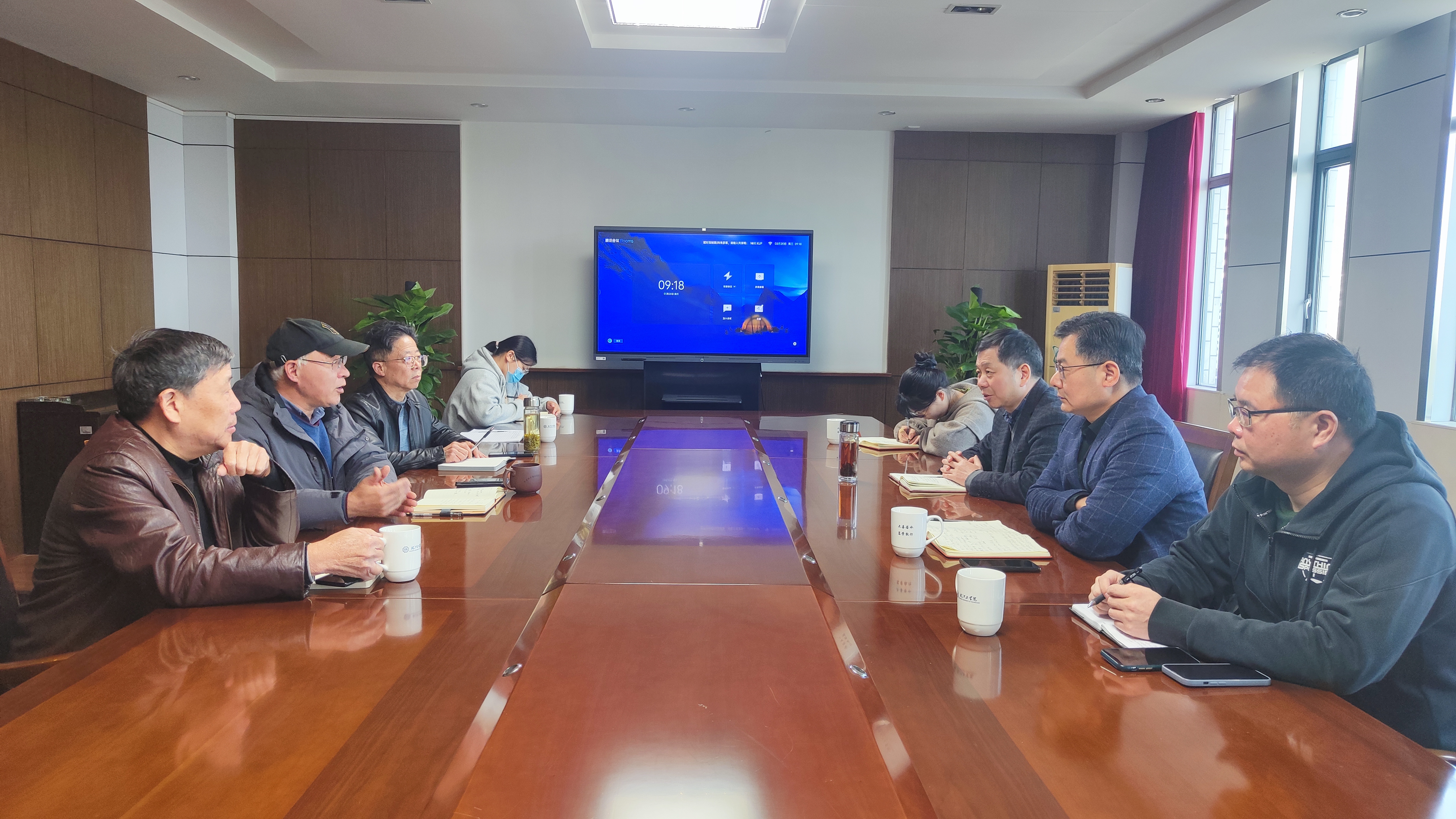 马鞍山市科技局汤向阳一行来beat365官网调研