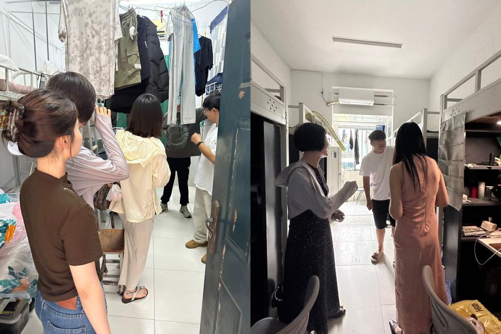 <strong>艺术设计学院学工团队走近学生 暖心护航开学季</strong>