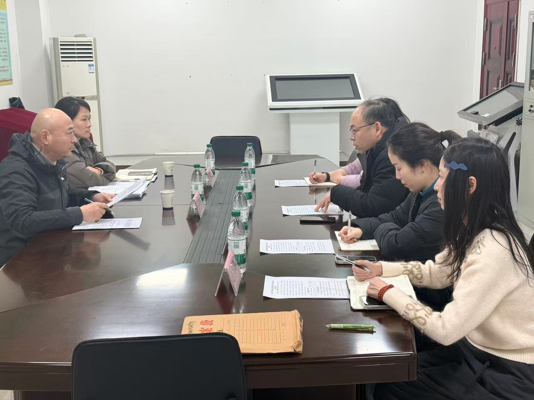 马鞍山职业技术学院一行来beat365官网调研交流